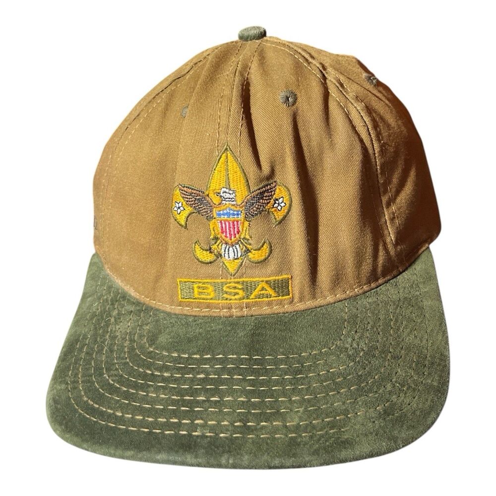 Vintage Boy Scouts of America (BSA) Hat Limited Edition 1996 Fabric Suede USA